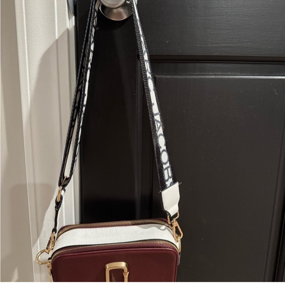 Marc Jacobs Red and White Crossbody Bag